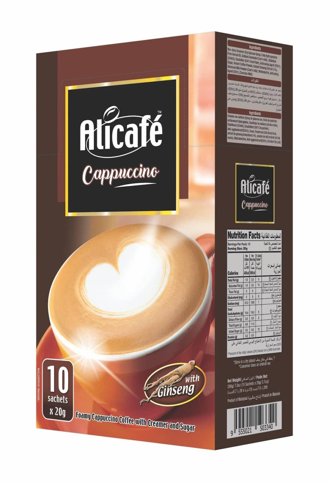 Alicafé Cappuccino With Ginseng